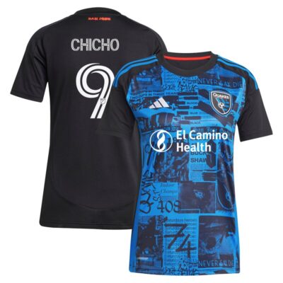 Cristian Arango San Jose Earthquakes Women's 2025 Headliner Replica Player Jersey - Black