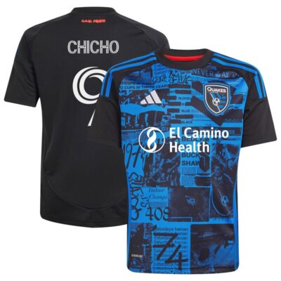Cristian Arango San Jose Earthquakes Youth 2025 Headliner Replica Player Jersey - Black