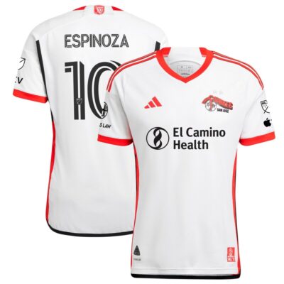 Cristian Espinoza San Jose Earthquakes 2025 The 50 Kit Player Jersey - White