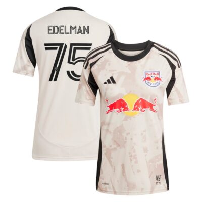 Daniel Edelman New York Red Bulls Women's 2025 Stone Kit Replica Player Jersey - Tan