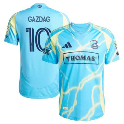 Daniel Gazdag Philadelphia Union 2025 The Voltage Kit Player Jersey - Blue