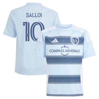 Daniel Salloi Sporting Kansas City Youth 2025 One KC Replica Player Jersey - Light Blue