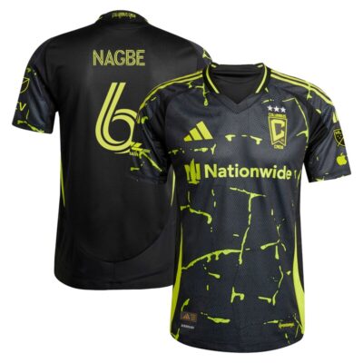 Darlington Nagbe Columbus Crew 2025 The Goosebumps Kit Player Jersey - Black