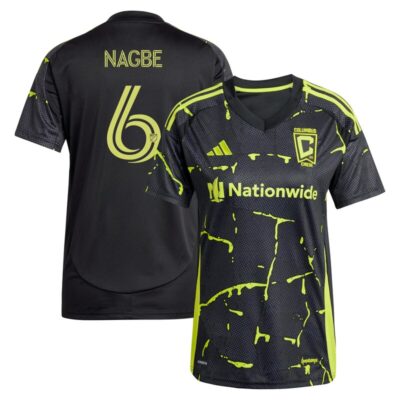 Darlington Nagbe Columbus Crew Women's 2025 The Goosebumps Kit Replica Player Jersey - Black