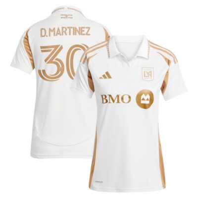 David Martinez LAFC Women's 2025 Secondary Replica Player Jersey - White