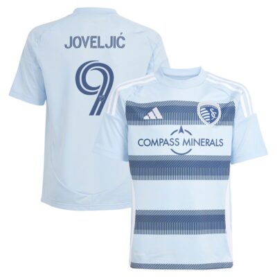 Dejan Joveljic Sporting Kansas City Youth 2025 One KC Replica Player Jersey - Light Blue