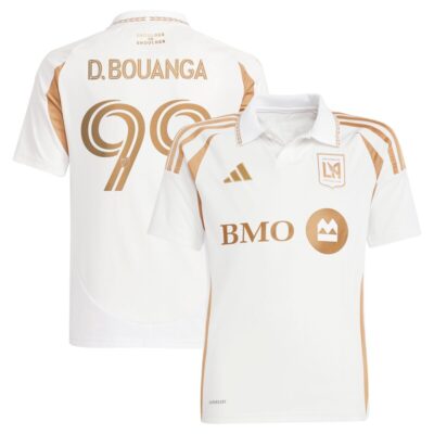Denis Bouanga LAFC Youth 2025 Secondary Replica Player Jersey - White