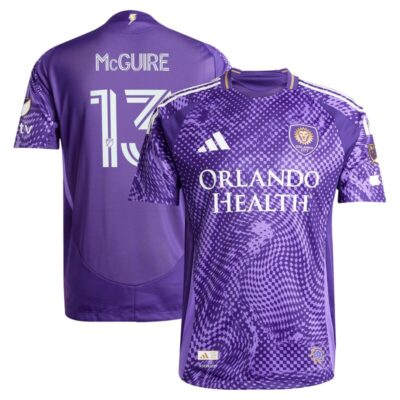 Duncan McGuire Orlando City SC 2025 Perfect Storm Player Jersey - Purple