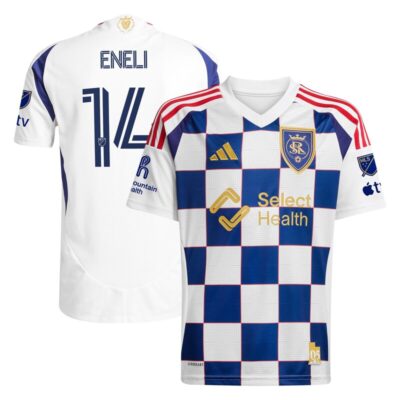 Emeka Eneli Real Salt Lake 2025 Grid City Player Jersey - White