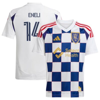 Emeka Eneli Real Salt Lake 2025 Grid City Replica Player Jersey - White