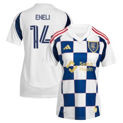 Emeka Eneli Real Salt Lake Women's 2025 Grid City Replica Player Jersey - White