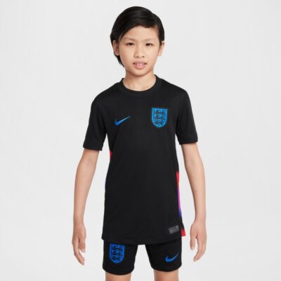 England Women's National Team Youth 2025/26 Away Replica Jersey - Black