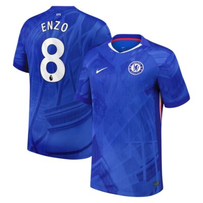 Enzo Fernandez Chelsea 2025/26 Home Replica Player Jersey - Blue
