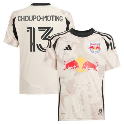 Eric Maxim Choupo-Moting New York Red Bulls Youth 2025 Stone Kit Replica Player Jersey - Tan