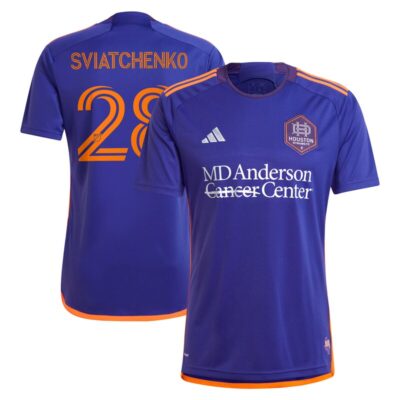Erik Sviatchenko Houston Dynamo FC 2025 Still Holdin' Replica Player Jersey - Purple