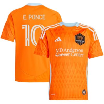 Ezequiel Ponce Houston Dynamo FC Youth 2025 Season 20 Replica Player Jersey - Orange