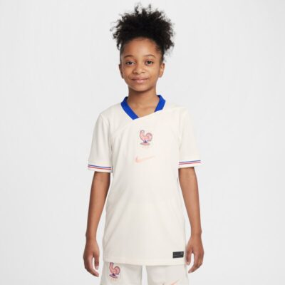 France Women's National Team Youth 2025/26 Away Replica Jersey - Cream