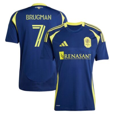 Gaston Brugman Nashville SC 2025 The Heart of Nashville Kit Replica Player Jersey - Navy