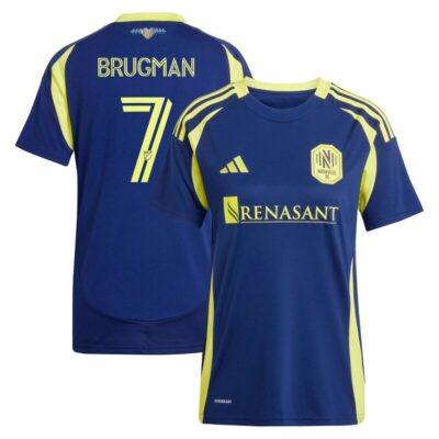 Gaston Brugman Nashville SC Women's 2025 The Heart of Nashville Kit Replica Player Jersey - Navy