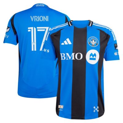 Giacomo Vrioni CF Montreal 2025 Montreal Original Player Jersey - Blue