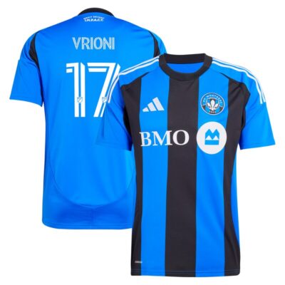 Giacomo Vrioni CF Montreal 2025 Montreal Original Replica Player Jersey - Blue