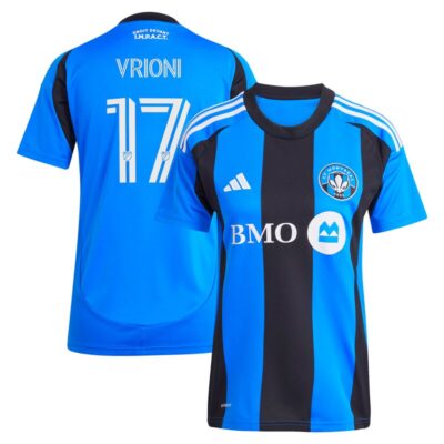 Giacomo Vrioni CF Montreal Women's 2025 Montreal Original Replica Player Jersey - Blue