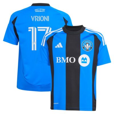 Giacomo Vrioni CF Montreal Youth 2025 Montreal Original Replica Player Jersey - Blue