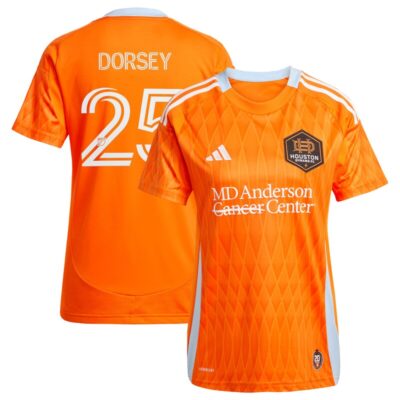 Griffin Dorsey Houston Dynamo FC Women's 2025 Season 20 Replica Player Jersey - Orange