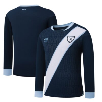 Guatemala National Team Umbro 2025 Away Replica Long Sleeve Jersey - Navy