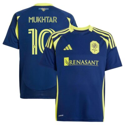 Hany Mukhtar Nashville SC Youth 2025 The Heart of Nashville Kit Replica Player Jersey - Navy