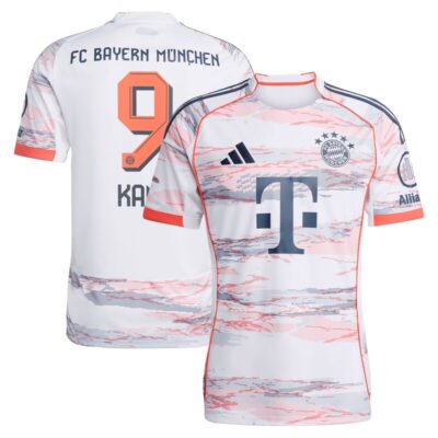 Harry Kane Bayern Munich 2025/26 Away Replica Player Jersey - White