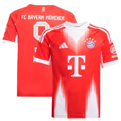 Harry Kane Bayern Munich Youth 2025/26 Home Replica Jersey - Red
