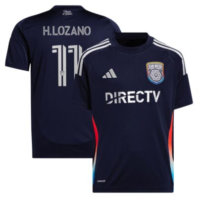 Hirving Lozano San Diego FC Youth 2025 State of Flow Replica Player Jersey - Navy