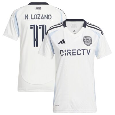 Hirving Lozano Women's 2025 Woven Into One Replica Player Jersey - White