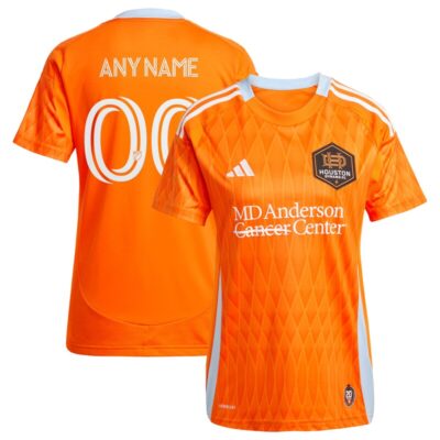 Houston Dynamo FC Women's 2025 Season 20 Replica Custom Jersey - Orange