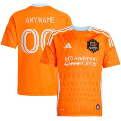 Houston Dynamo FC Youth 2025 Season 20 Replica Custom Jersey - Orange