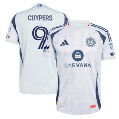 Hugo Cuypers Chicago Fire 2025 The Municipal Kit Player Jersey - Light Blue
