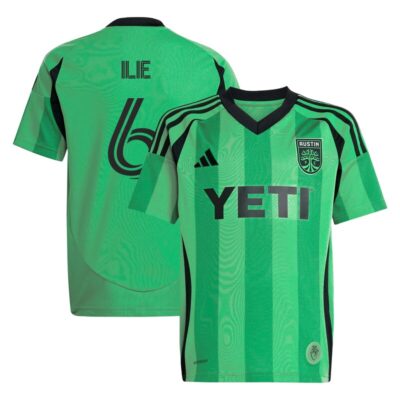Ilie Sanchez Austin FC Youth 2025 The Heartbeat Kit Replica Player Jersey - Green