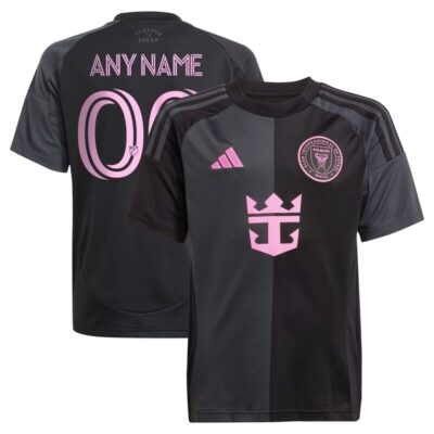 Inter Miami CF Youth 2025 The Fortitude Kit Replica Custom Jersey - Black