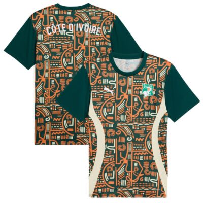 Ivory Coast National Team 2025 Pre-Match Jersey - Green