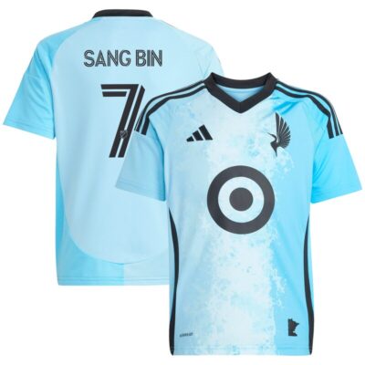 Jeong Sang-bin Minnesota United FC Youth 2025 CONVERGENCE Replica Player Jersey - Blue
