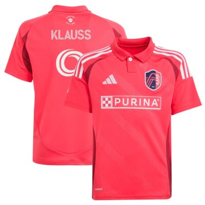 Joao Klauss St. Louis City SC Youth 2025 Forever CITY Red Replica Player Jersey - Red