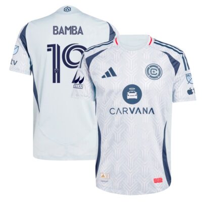 Jonathan Bamba Chicago Fire 2025 The Municipal Kit Player Jersey - Light Blue