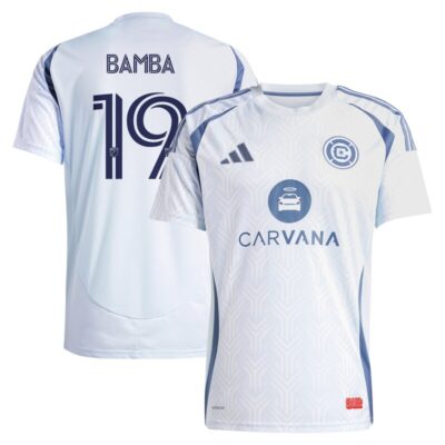 Jonathan Bamba Chicago Fire 2025 The Municipal Kit Replica Player Jersey - Light Blue