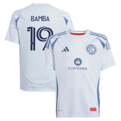 Jonathan Bamba Chicago Fire Youth 2025 The Municipal Kit Replica Player Jersey - Light Blue