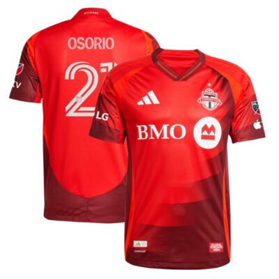 Jonathan Osorio Toronto FC 2025 Club Kit Player Jersey - Red