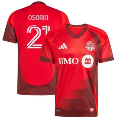 Jonathan Osorio Toronto FC 2025 Club Kit Replica Player Jersey - Red