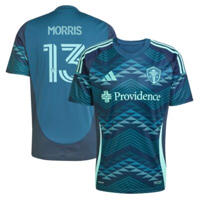 Jordan Morris Seattle Sounders FC 2025 The Salish Sea Kit Replica Player Jersey - Blue