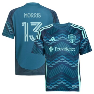 Jordan Morris Seattle Sounders FC Youth 2025 The Salish Sea Kit Replica Player Jersey - Blue