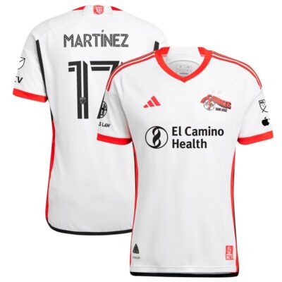 Josef Martinez San Jose Earthquakes 2025 The 50 Kit Player Jersey - White
